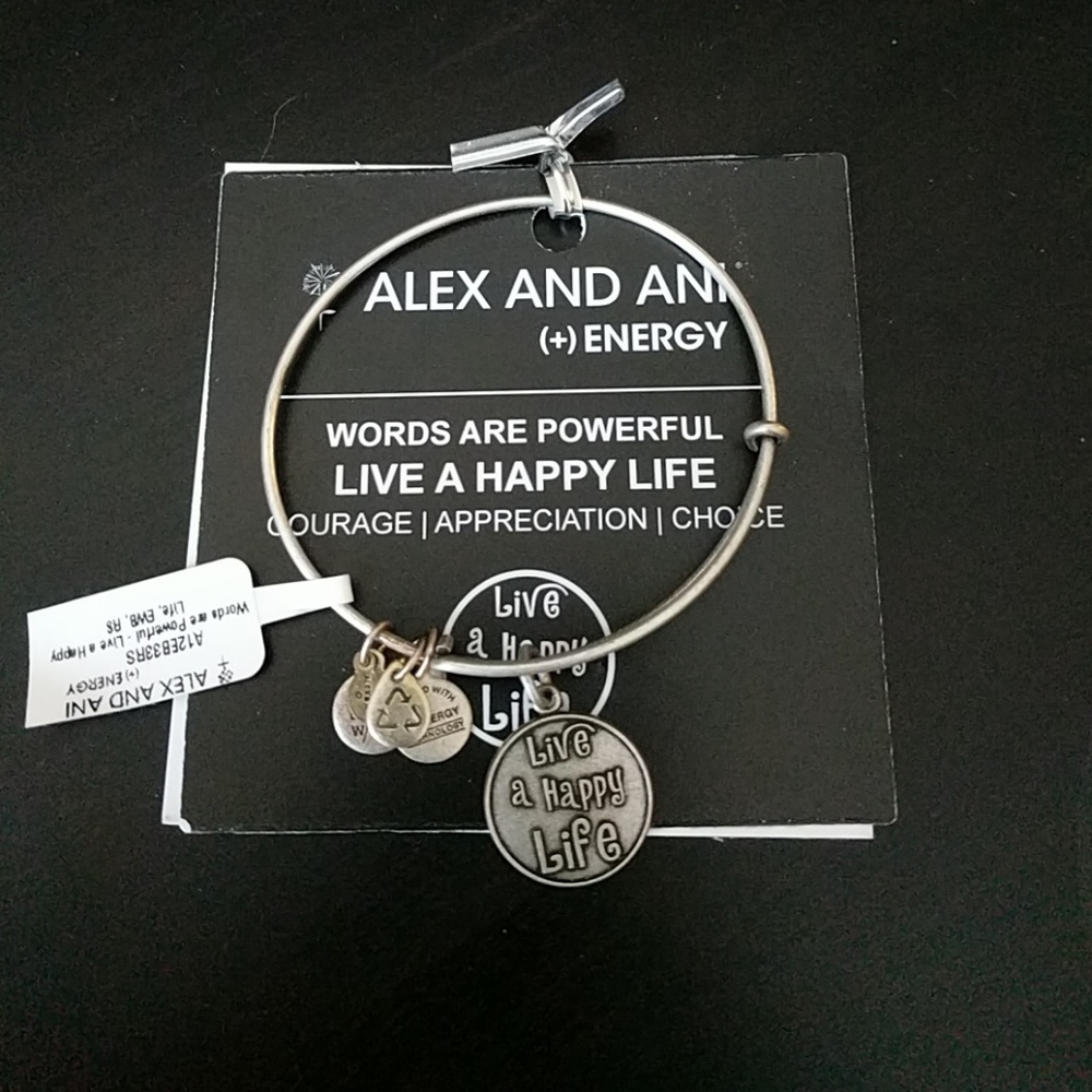 Alex and Ani Live a Happy Life Bracelet
